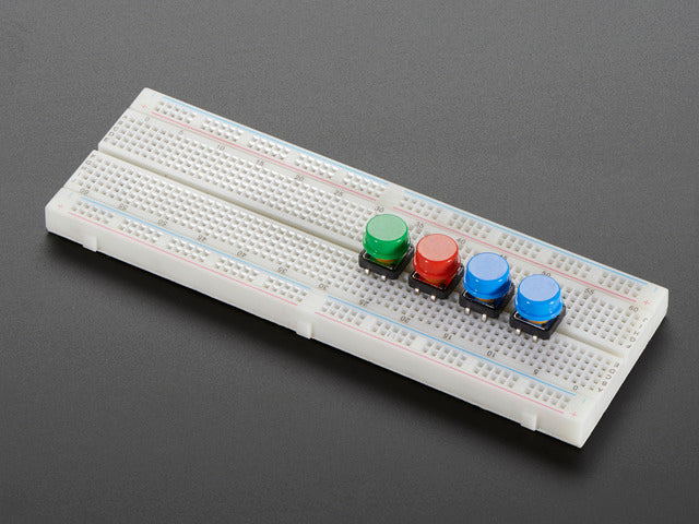 Colorful Round Tactile Button Switch Assortment - 15 pack