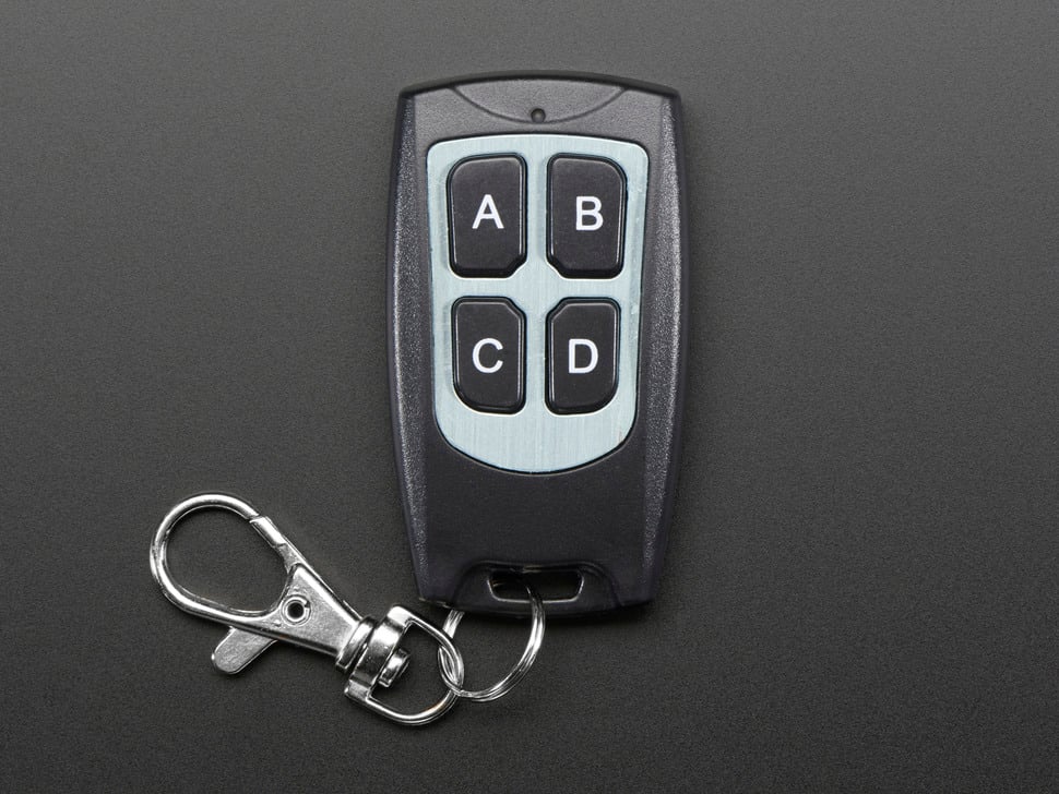 Keyfob 4-Button RF Remote Control - 315MHz