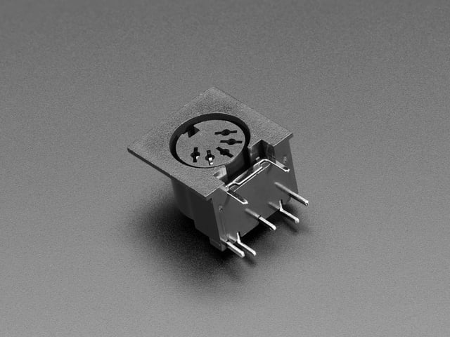 Breadboard-friendly MIDI Jack (5-pin DIN)