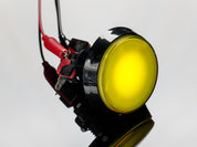 Large Arcade Button with LED - 60mm Yellow