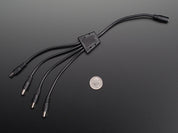 4-Way 2.1mm DC Barrel Jack Splitter
