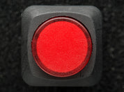 16mm Illuminated Pushbutton - Red Momentary