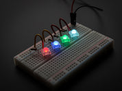 Diffused 'Piranha' Super-flux  RGB (tri-color) LED (10 pack)