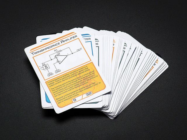 Stack of Circuit Patterns Trading Cards from Arachnid Labs.