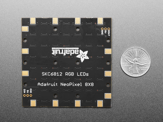 Adafruit NeoPixel NeoMatrix 8x8 - 64 RGB LED Pixel Matrix