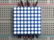 Small 1.2" 8x8 Ultra Bright White LED Matrix