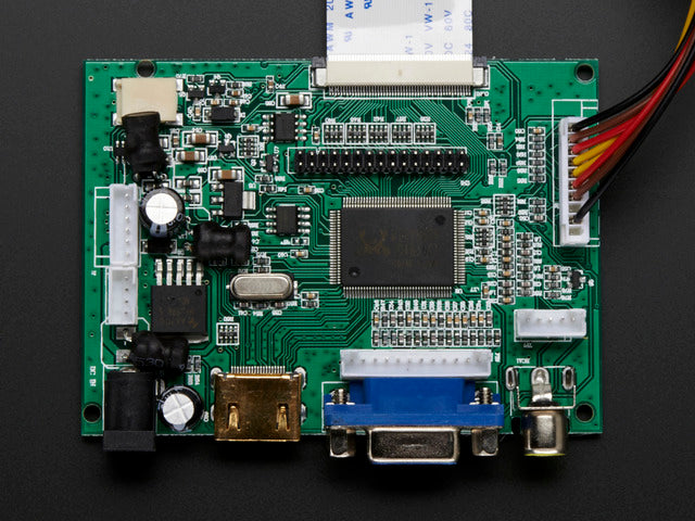 HDMI 4 Pi 5" Display not Touchscreen 800x480 - HDMI/VGA/NTSC/PAL