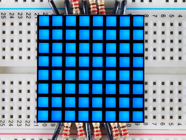 1.2" 8x8 Matrix Square Pixel - Blue