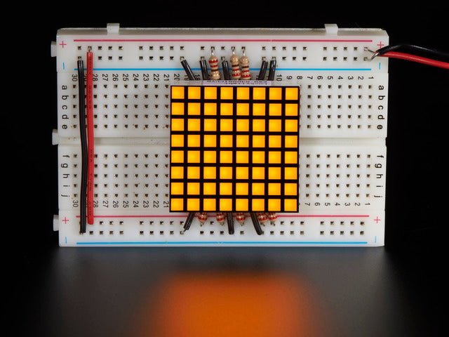 1.2" 8x8 Matrix Square Pixel - Yellow