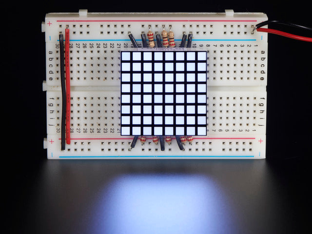 1.2" 8x8 Matrix Square Pixel - White