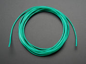 Silicone Cover Stranded-Core Wire - 2m 26AWG Green