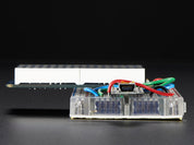 16x8 1.2" LED Matrix + Backpack - Ultra Bright Square Amber LEDs