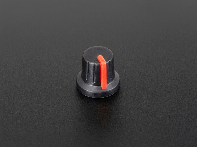 Potentiometer Knob of Soft Touch rubber with red indicator line