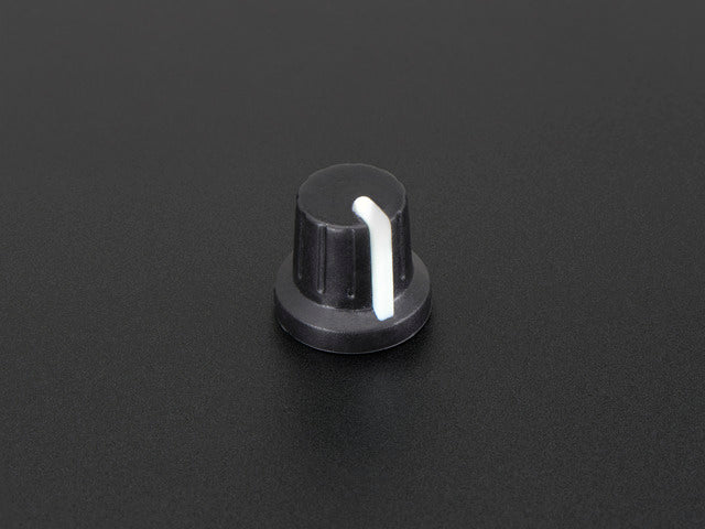 Potentiometer Knob of Soft Touch rubber with white indicator line