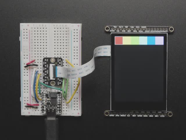 2.8" TFT LCD with Cap Touch Breakout Board w/MicroSD Socket