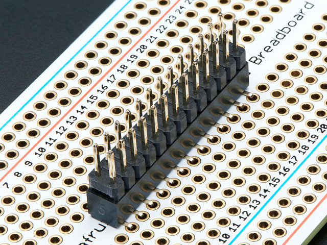 26 pin IDC Breakout Helper Soldered into perma-proto.