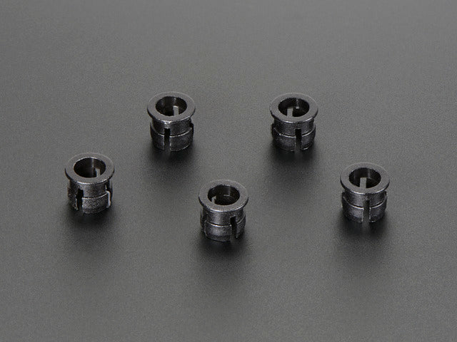 5mm Plastic Flat LED Holder - Pack of 5