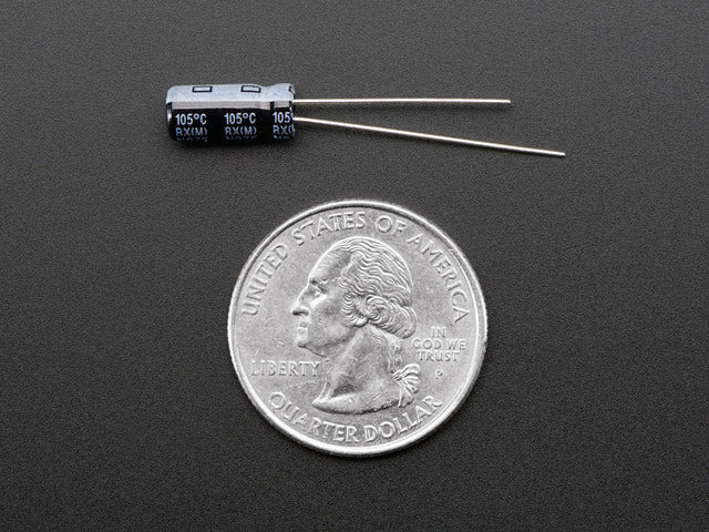 100uF 16V Electrolytic Capacitors - Pack of 10