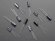 10uF 50V Electrolytic Capacitors - Pack of 10
