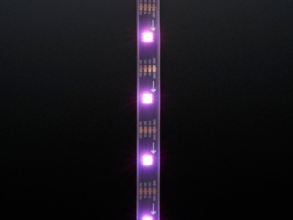Adafruit DotStar Digital LED Strip - Black 30 LED - Per Meter