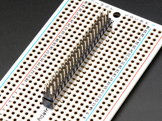 40Pin IDC Breakout Helper Soldered into perma-proto