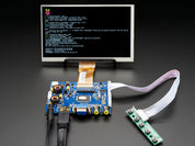 HDMI 4 Pi: 7" Display & Audio 1024x600 - HDMI/VGA/NTSC/PAL