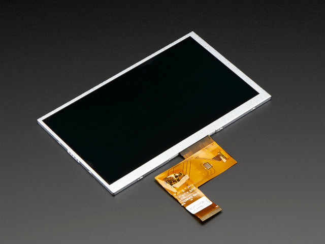 Bare rectangular TFT display with flex connector