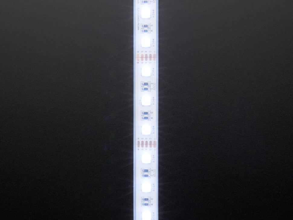 Analog RGBW LED Strip - RGB plus Cool White - 60 LED/m
