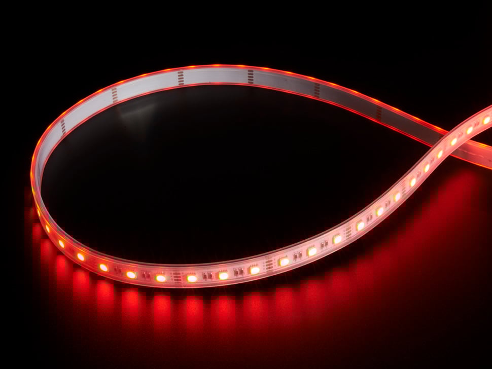 Analog RGBW LED Strip - RGB plus Cool White - 60 LED/m
