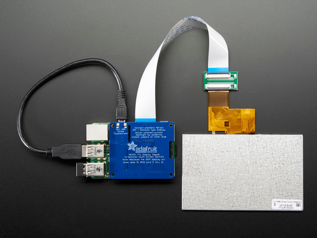 Adafruit DPI TFT Kippah for Raspberry Pi with Touch Support