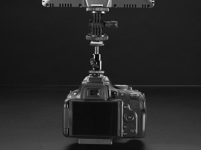 Swivel-Head Pan Tilt (PTZ) Shoe Mount Adapter