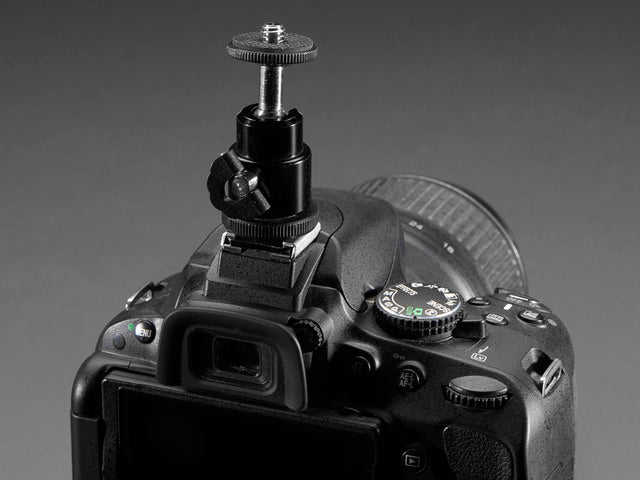 Swivel-Head Pan Tilt (PTZ) Shoe Mount Adapter