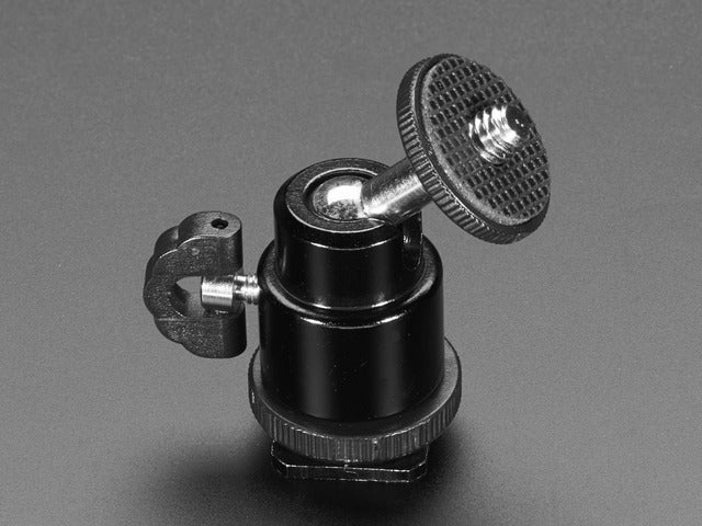 Swivel-Head Pan Tilt (PTZ) Shoe Mount Adapter