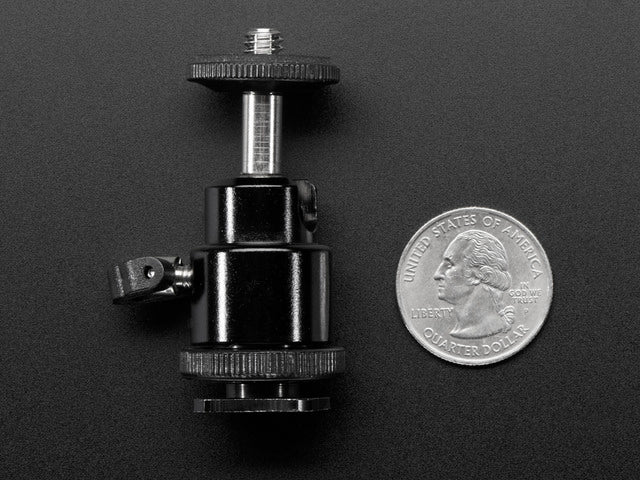 Swivel-Head Pan Tilt (PTZ) Shoe Mount Adapter