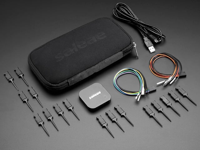 Saleae Logic 8 - 8 Channels Logic + Analog - Black