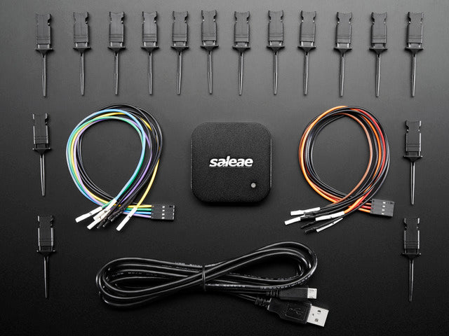Saleae Logic 8 - 8 Channels Logic + Analog - Black