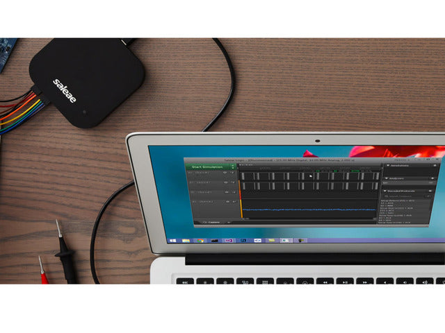 Saleae Logic 8 - 8 Channels Logic + Analog - Black