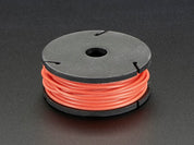 Silicone Cover Stranded-Core Wire - 25ft 26AWG - Red