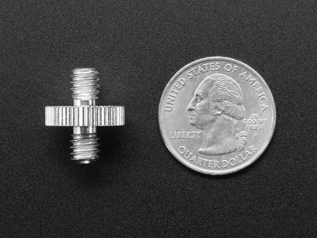 1/4" to 1/4" Screw Adapter - For Camera / Tripod / Photo / Video