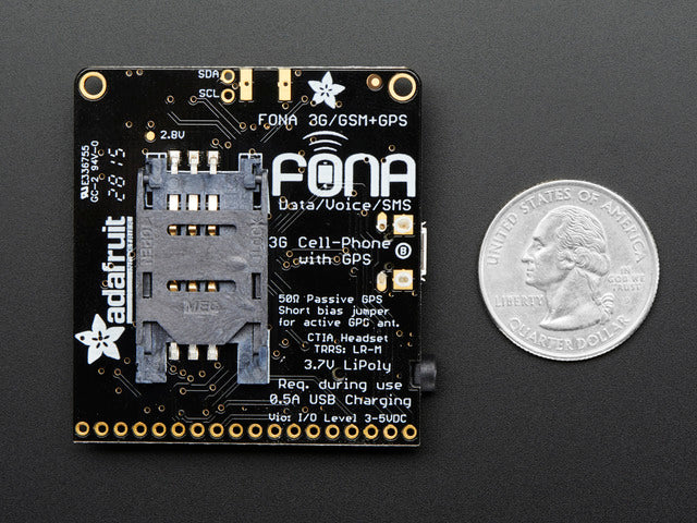 Adafruit FONA 3G Cellular Breakout - American version