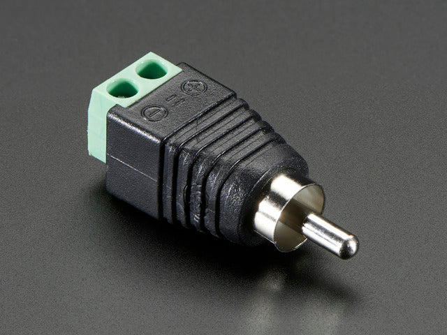 RCA Male Plug Terminal Block adapter