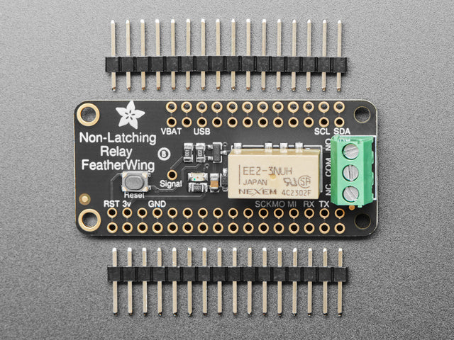 Adafruit Non-Latching Mini Relay FeatherWing