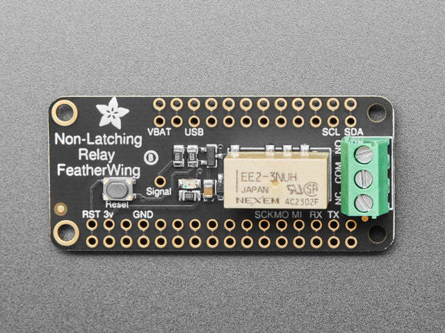 Adafruit Non-Latching Mini Relay FeatherWing