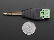 1/4" (6.35mm) Stereo Plug Terminal Block