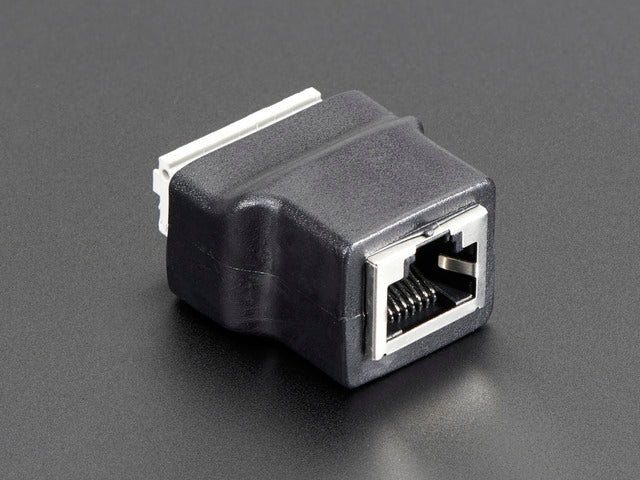 Ethernet RJ45 Female Socket Push-Terminal Block