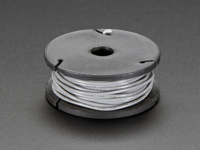 Small spool of gray wire