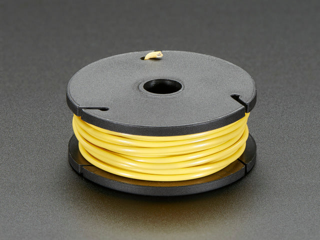 Small spool of yellow wire