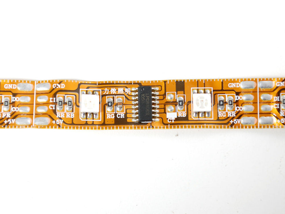 Digital RGB LED Weatherproof Strip - LPD8806 32 LED