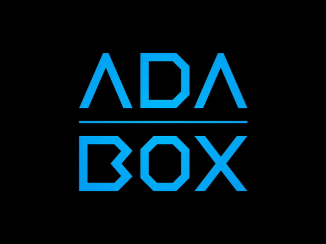 Blue Text image "ADA_BOX"