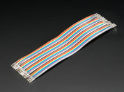 Premium Female/Female Raw Custom Jumper Wires - 40 x 6" (150mm)